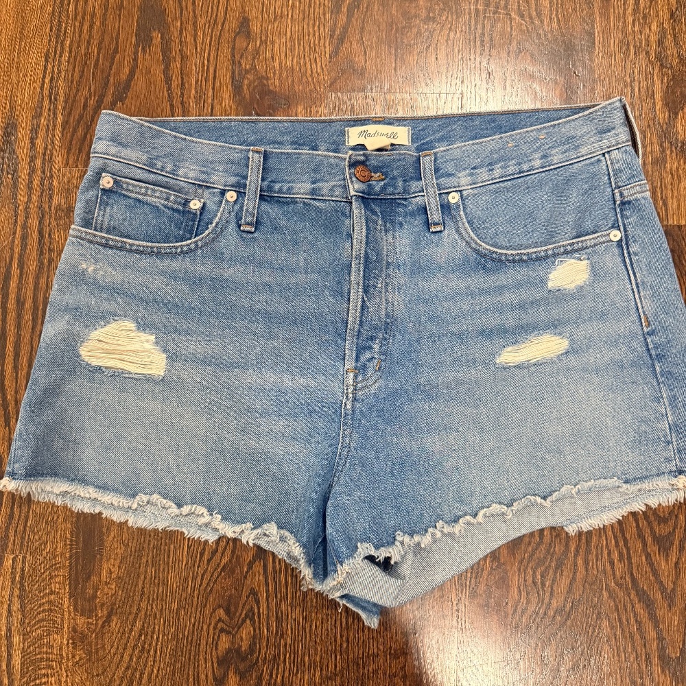 Madewell relaxed denim jean shorts